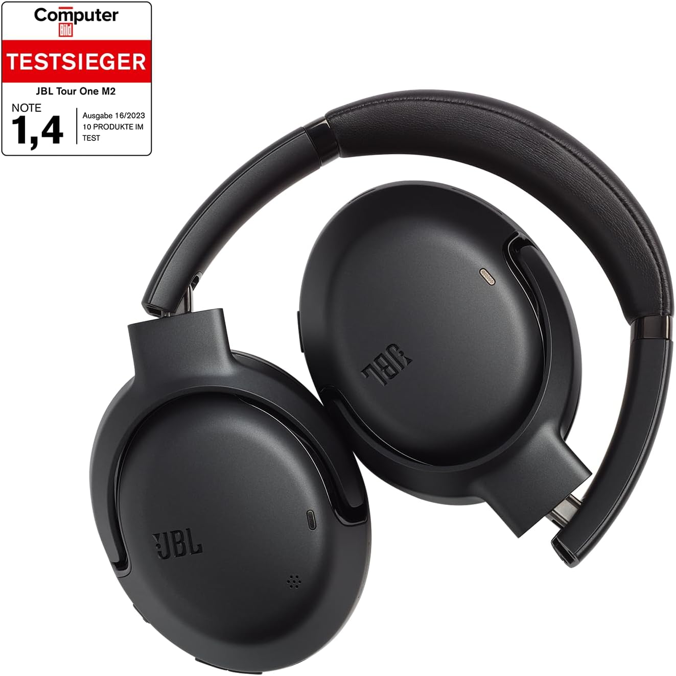 JBL Tour One M2 Wireless, Over-Ear Bluetooth Headphones with Noise Cancelling Technology and up to 50 hours Battery Life, in Black image 4 JBL Tour One M2 Wireless, Over-Ear Bluetooth Headphones with Noise Cancelling Technology and up to 50 hours Battery Life, in Black image 4